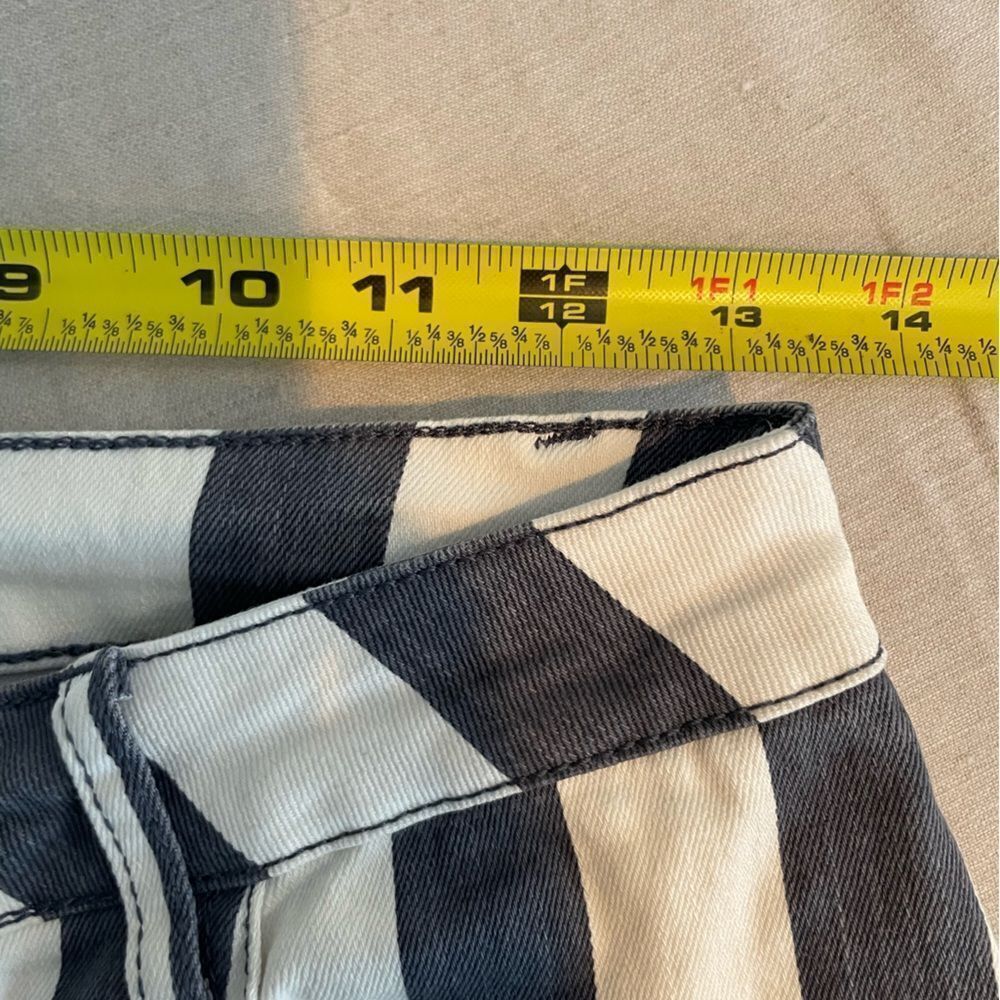 Wisteria Lane Bell Bottom Striped Jeans Size  Medium - Picture 5 of 10